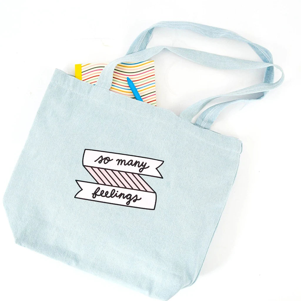 Canvas Daily Grind Tote - So Many Feelings