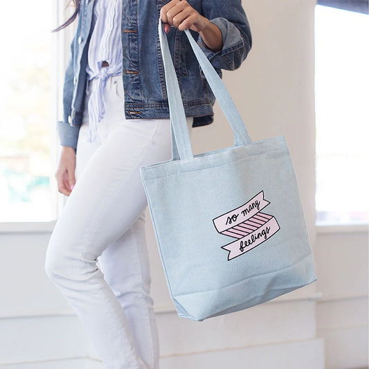 Canvas Daily Grind Tote - So Many Feelings