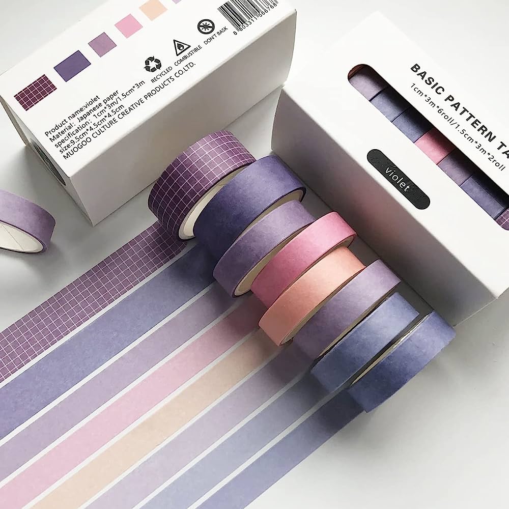 Violet Washi Tape Set