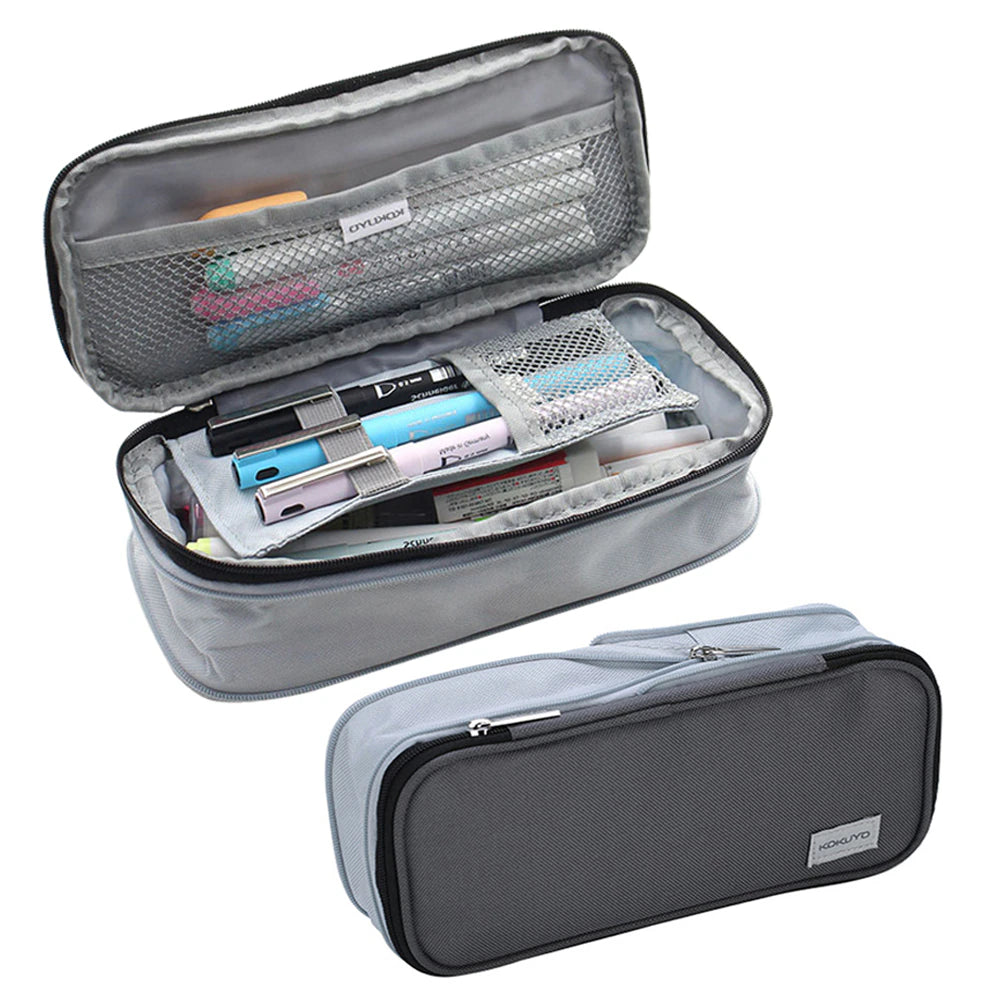 Kokuyo Expandable Pen Case BlackGray