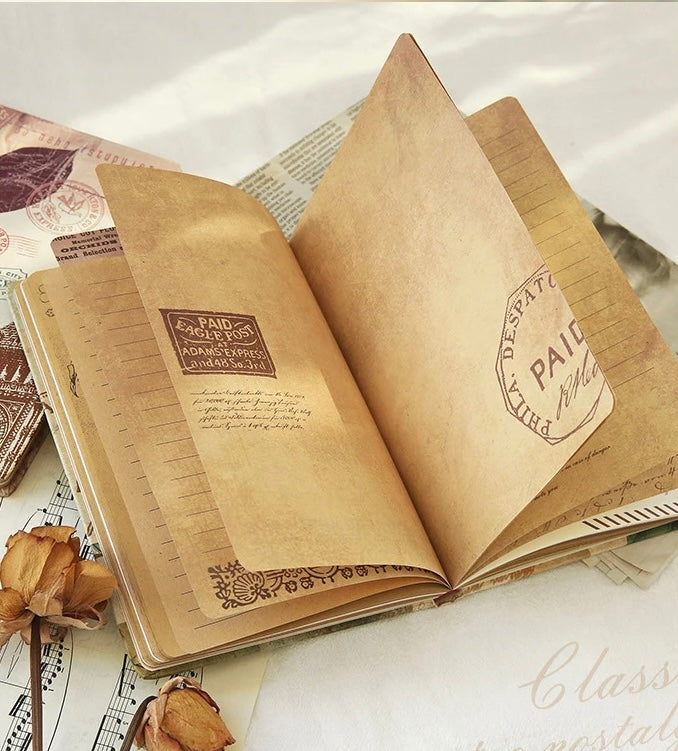 Vintage Hardcover Notebook