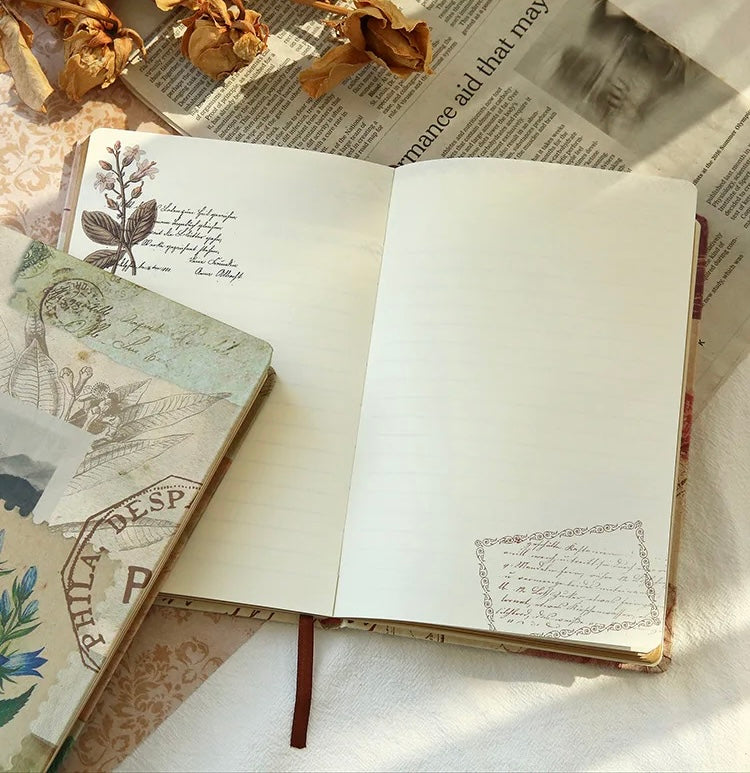 Vintage Hardcover Notebook