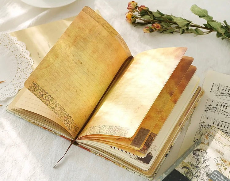 Vintage Hardcover Notebook