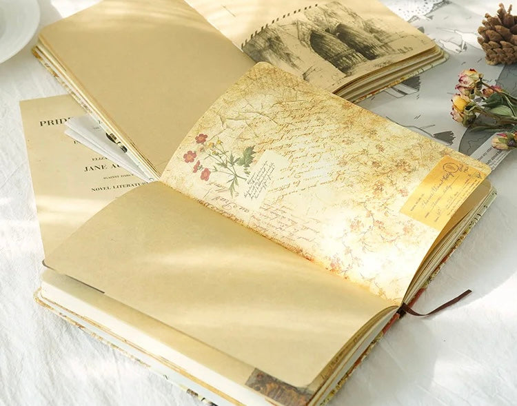 Vintage Hardcover Notebook