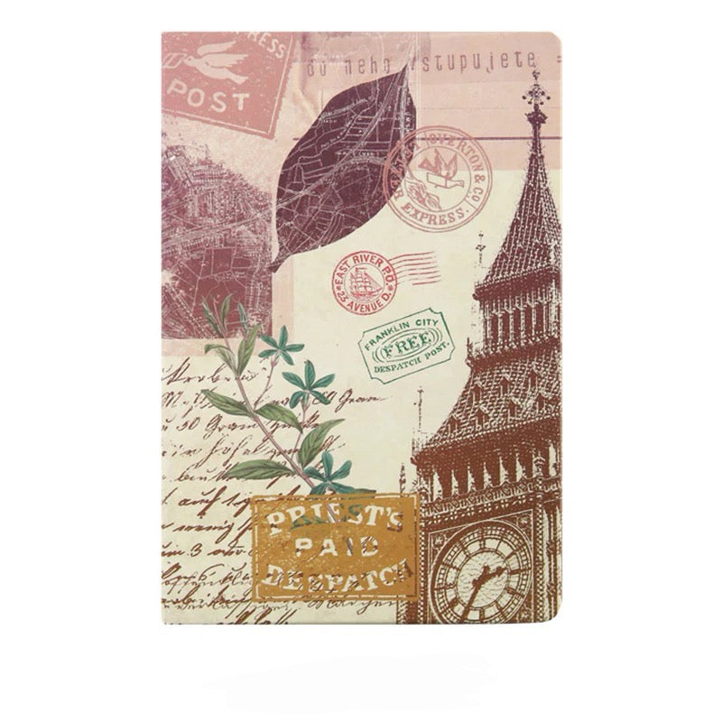 Vintage Hardcover Notebook