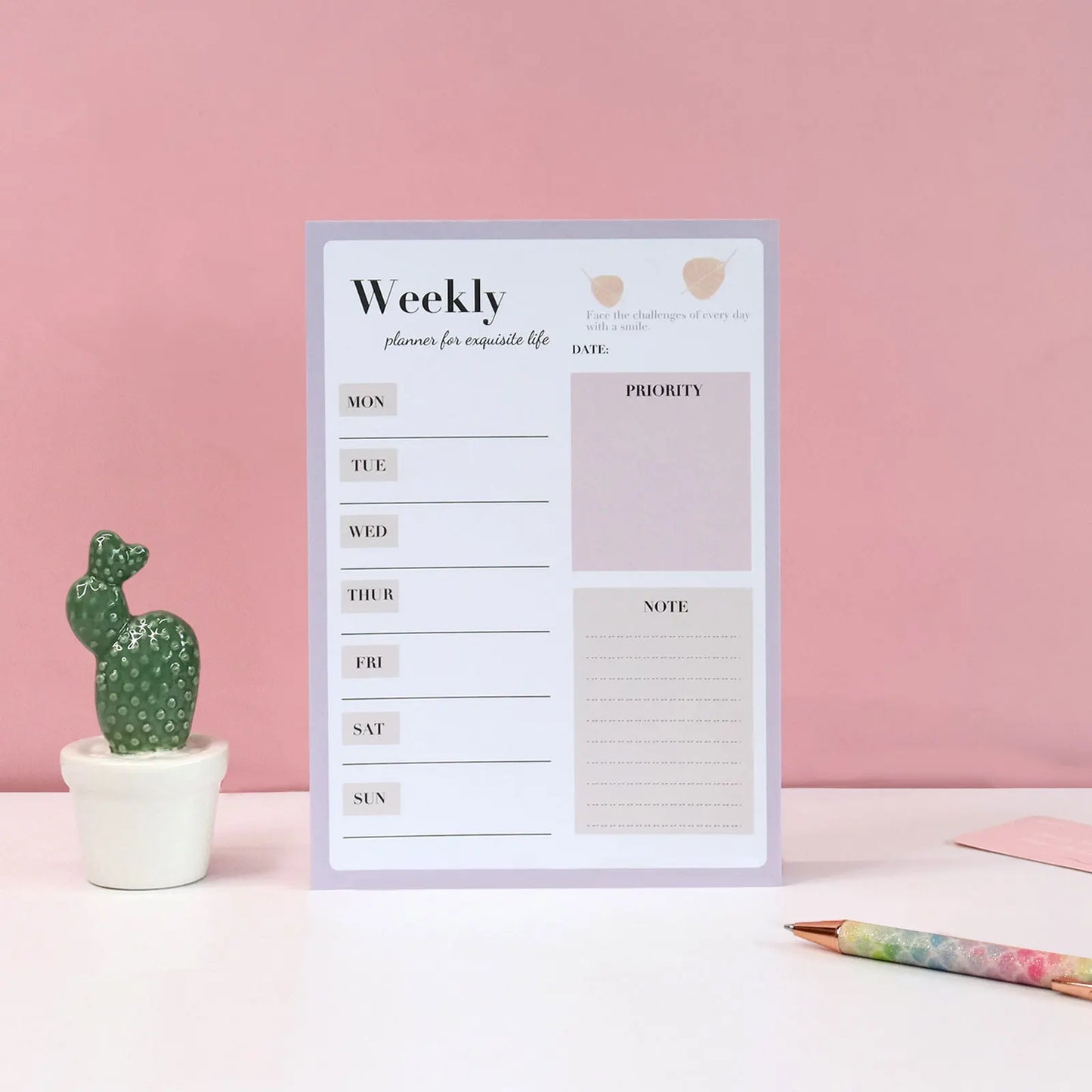 Planner Note Pad Tear Off