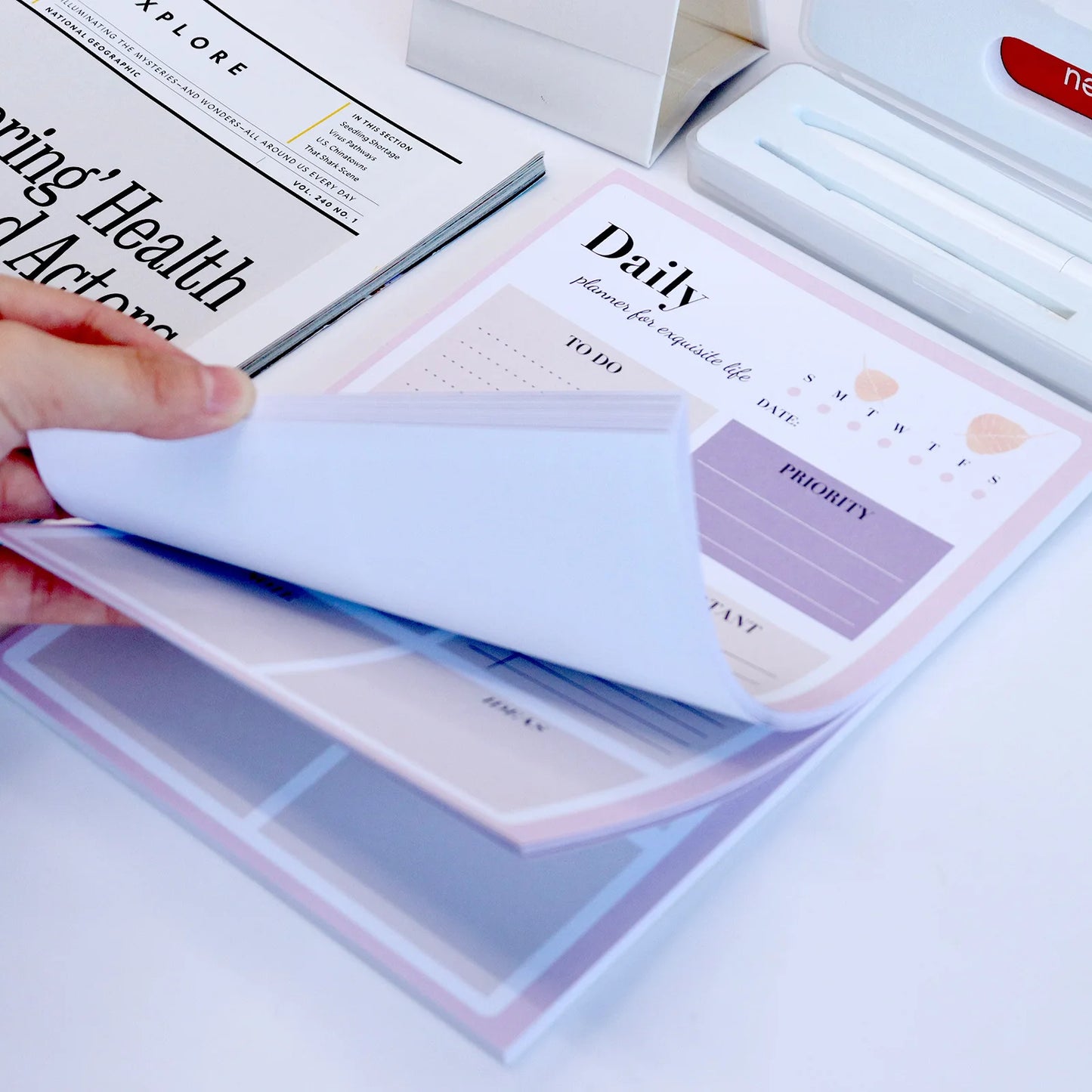 Planner Note Pad Tear Off