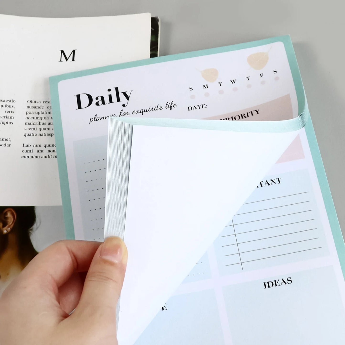 Planner Note Pad Tear Off