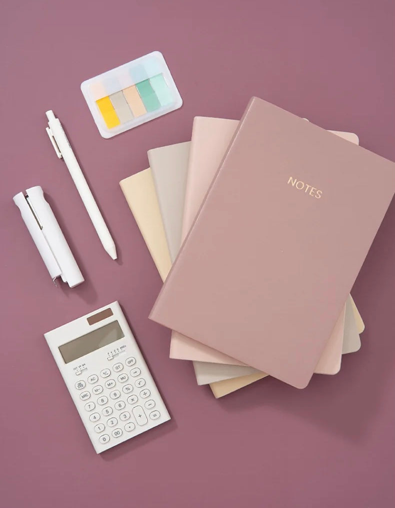 Pastel Leather Notebook
