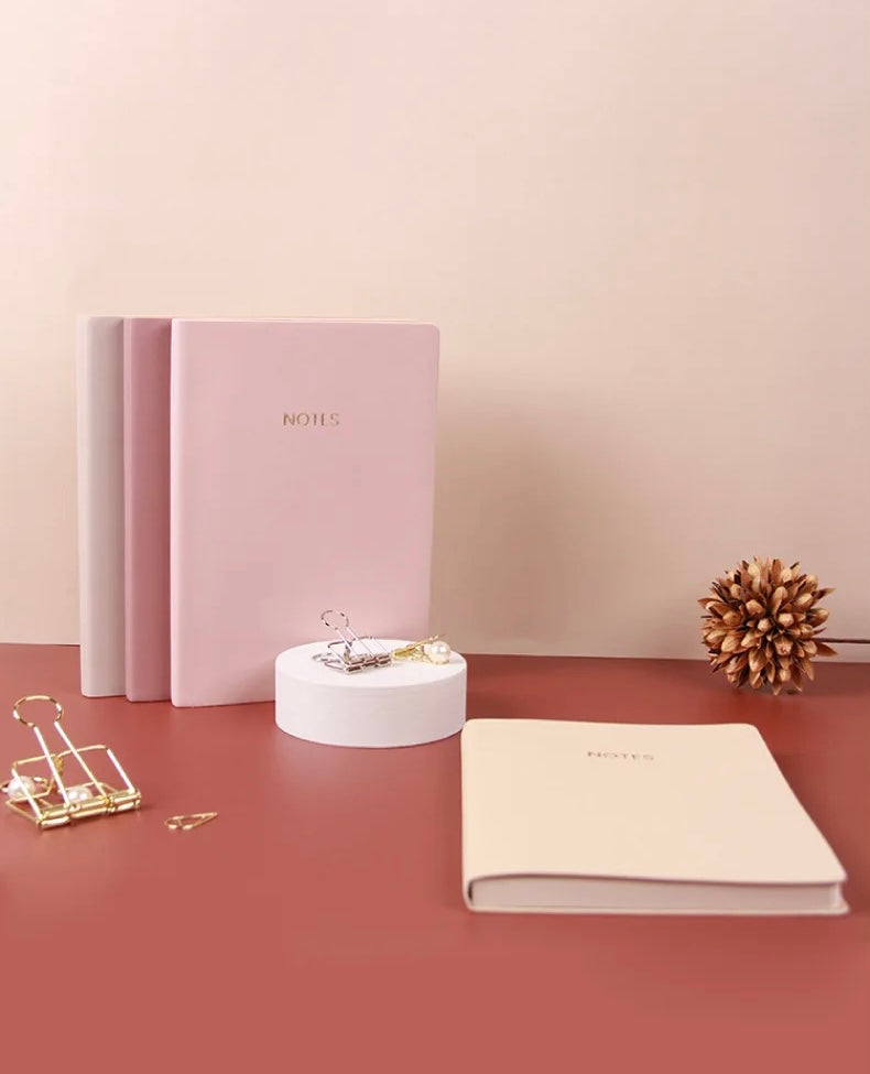 Pastel Leather Notebook