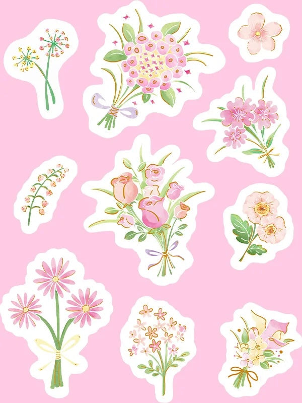 Flower Boquet Stickers