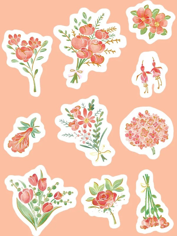 Flower Boquet Stickers