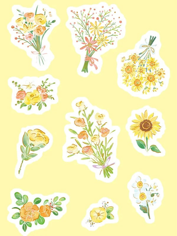 Flower Boquet Stickers