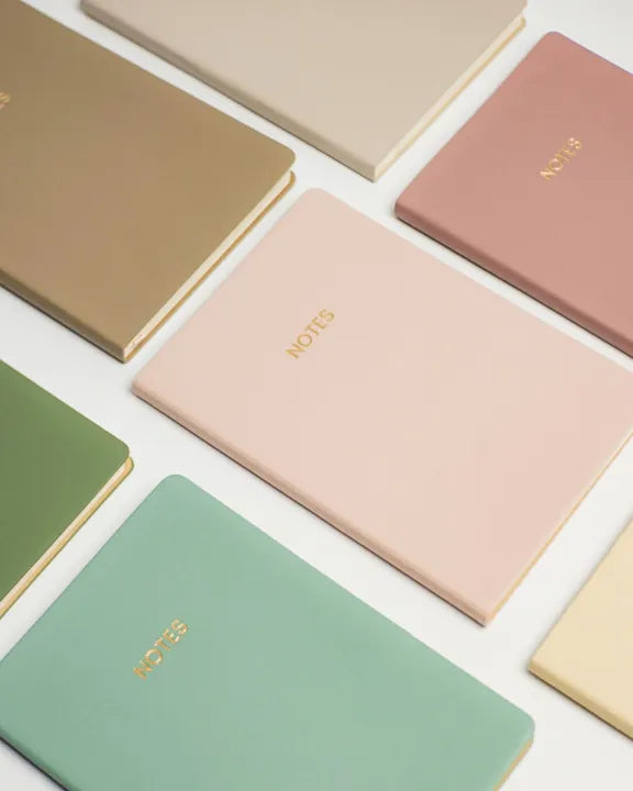 Pastel Leather Notebook