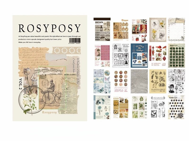 Rosy Posy Sticker Pad