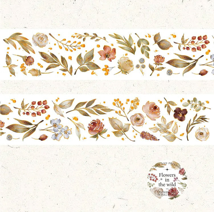 Flowers In The Wild Washi Tape