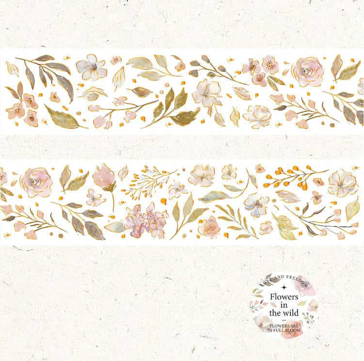 Flowers In The Wild Washi Tape