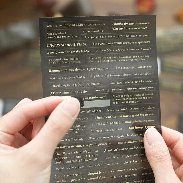 Quote Stickers