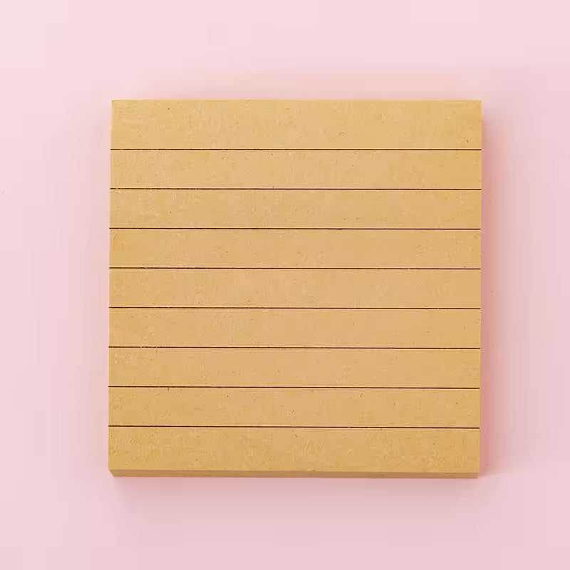 Kraft White Sticky Notes