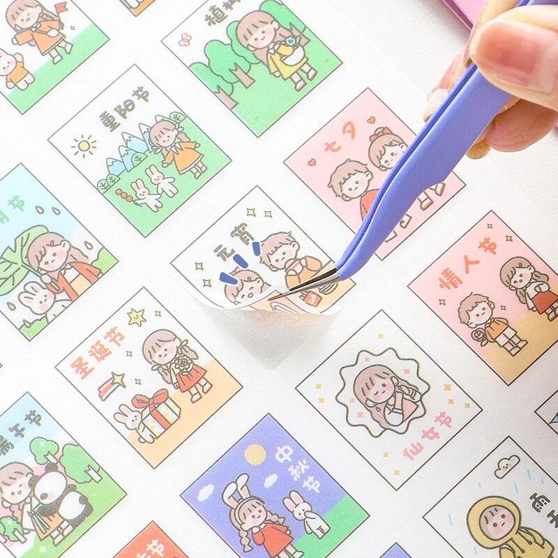 Curved Pastel Tweezers