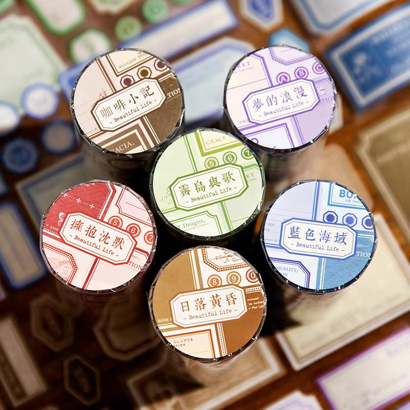 Vintage Label Stickers