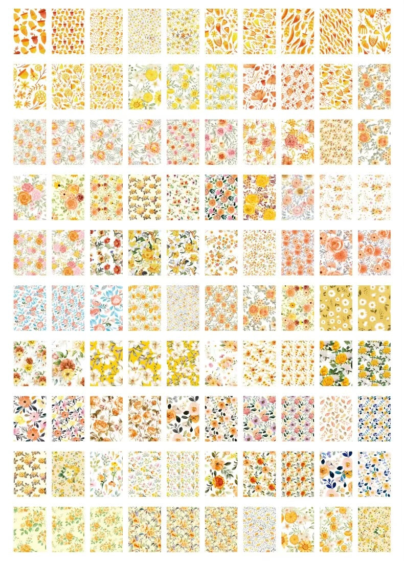 Blooming Flower Paper Pack