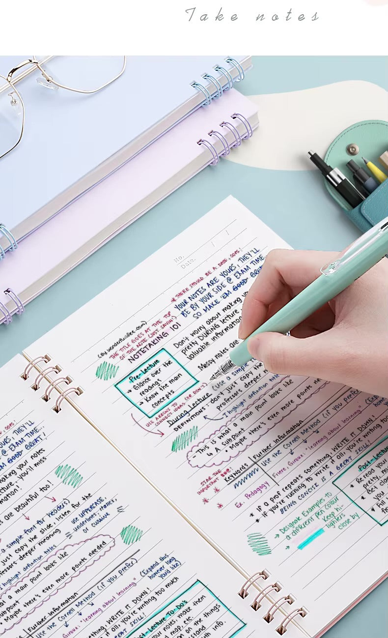 Pastel Spiral Notebook
