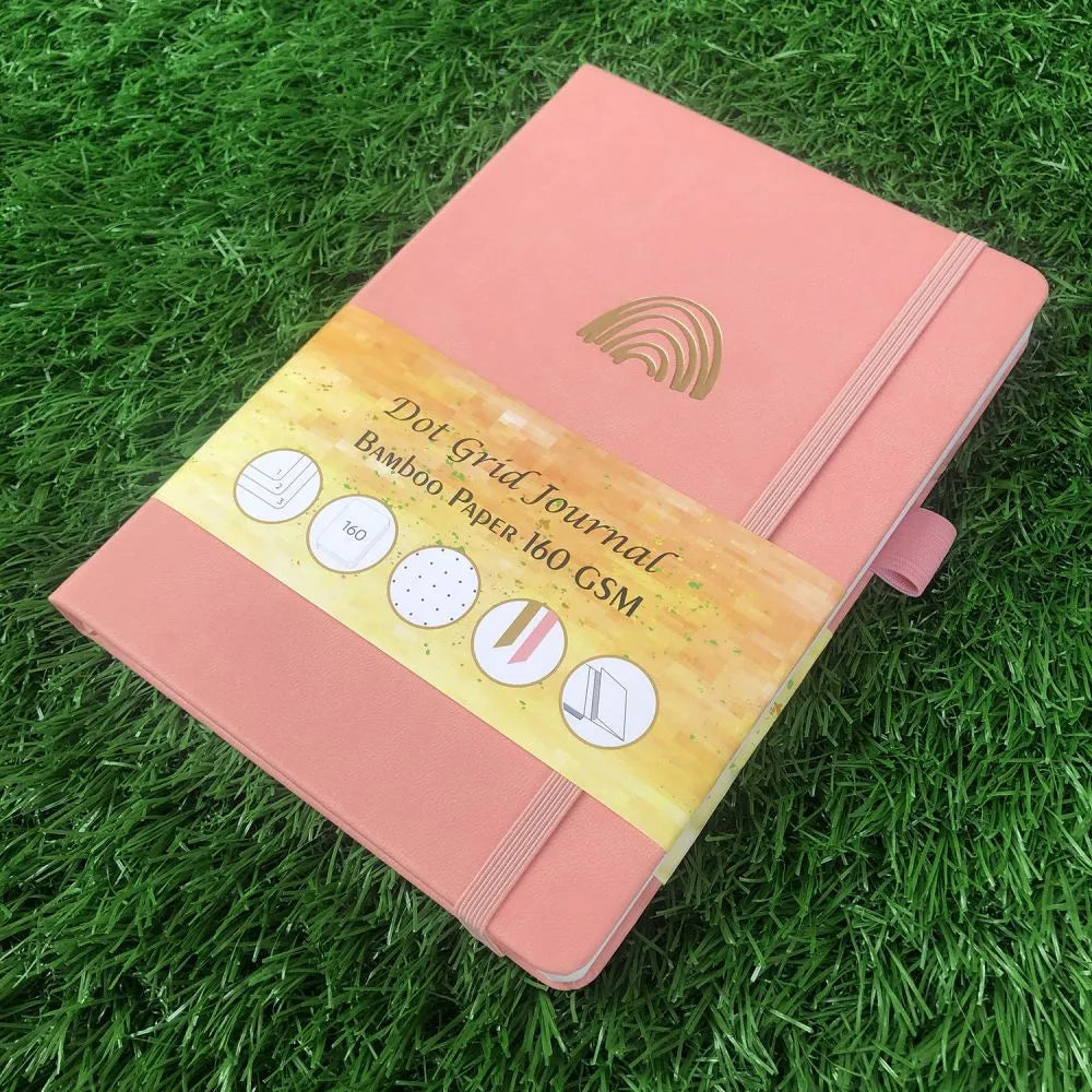 Coral Rainbow Notebook