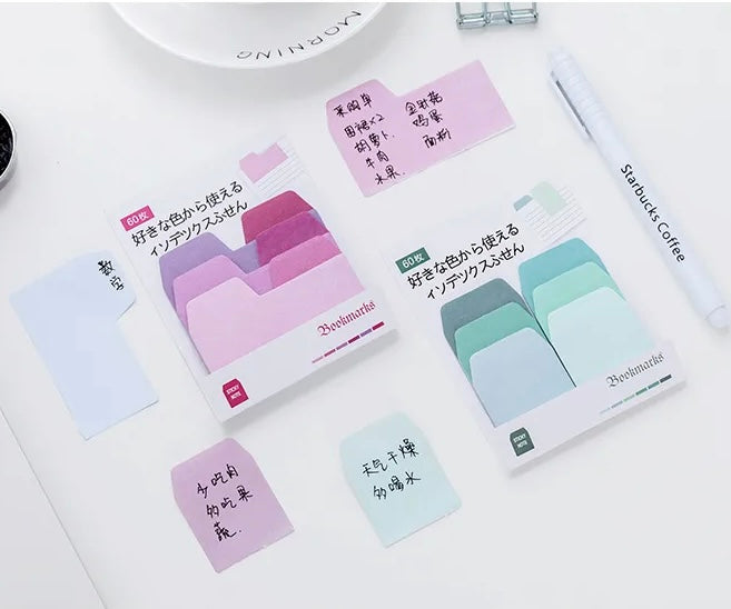Index Tab Sticky Notes