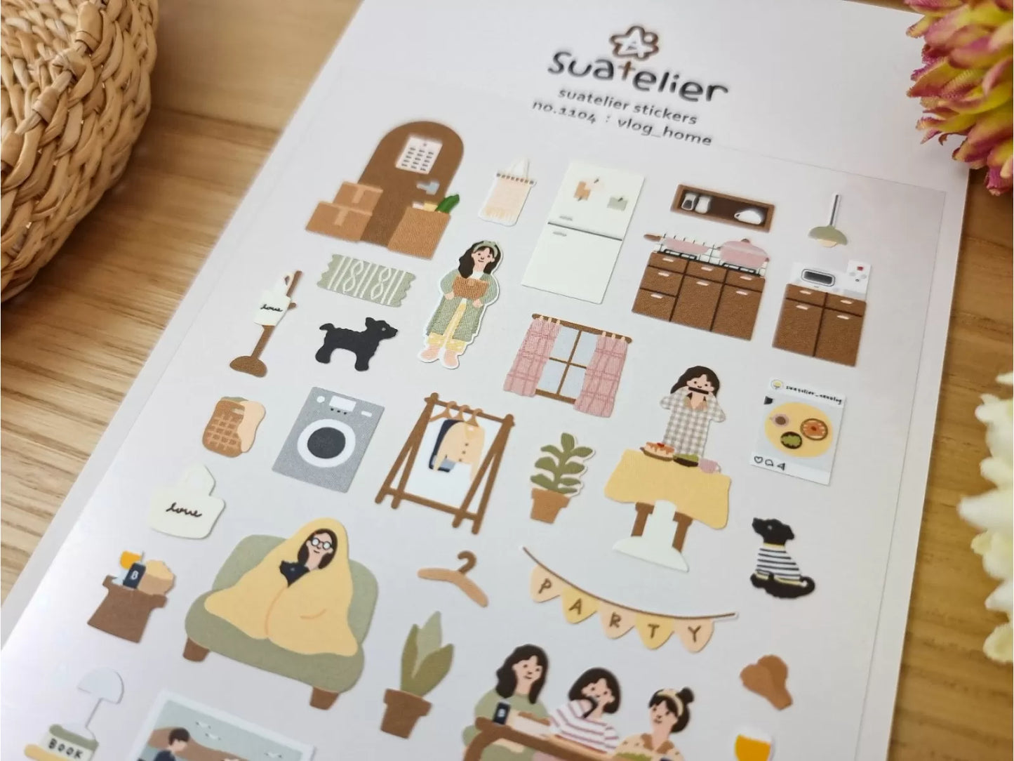 Suatelier Sticker - Vlog Home