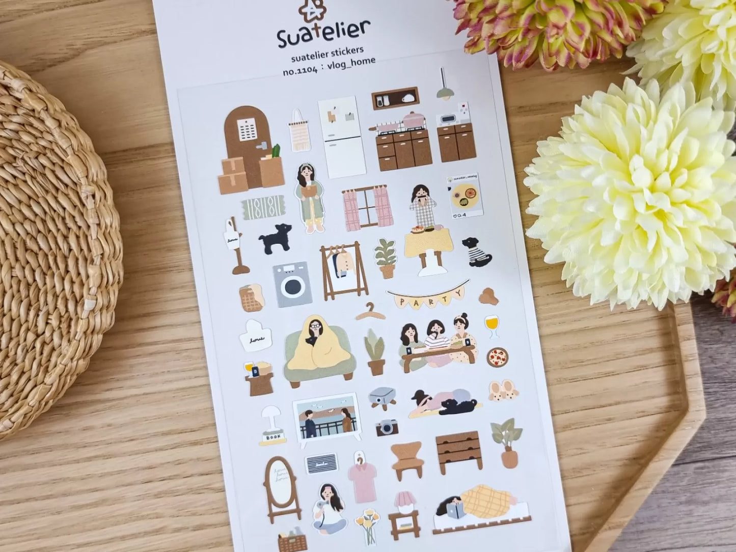 Suatelier Sticker - Vlog Home
