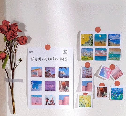 Paintings Sticker Box.
