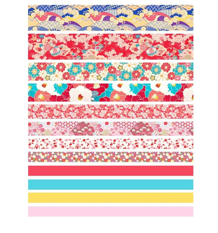 Decorative Washi Tape - Pack of 12