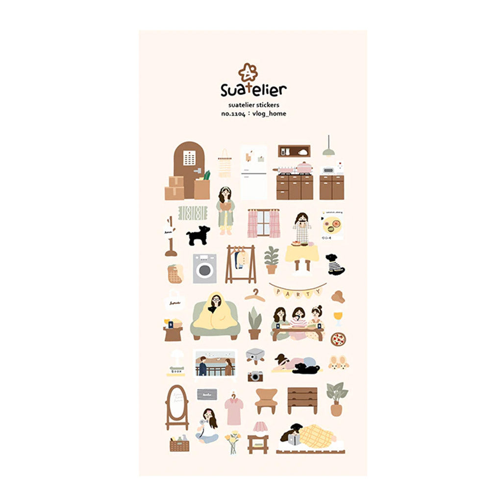 Suatelier Sticker - Vlog Home