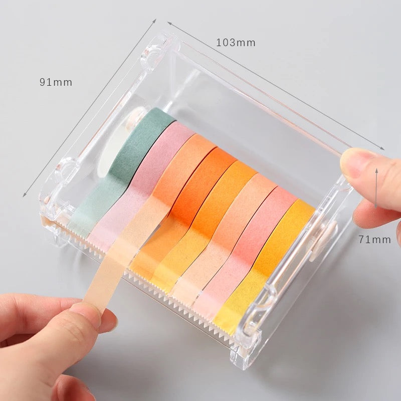 Stackable Washi Tape Cutter + Storage Box