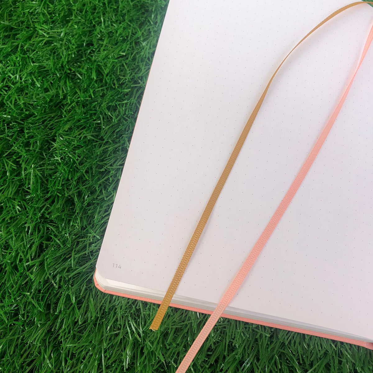 Coral Rainbow Notebook