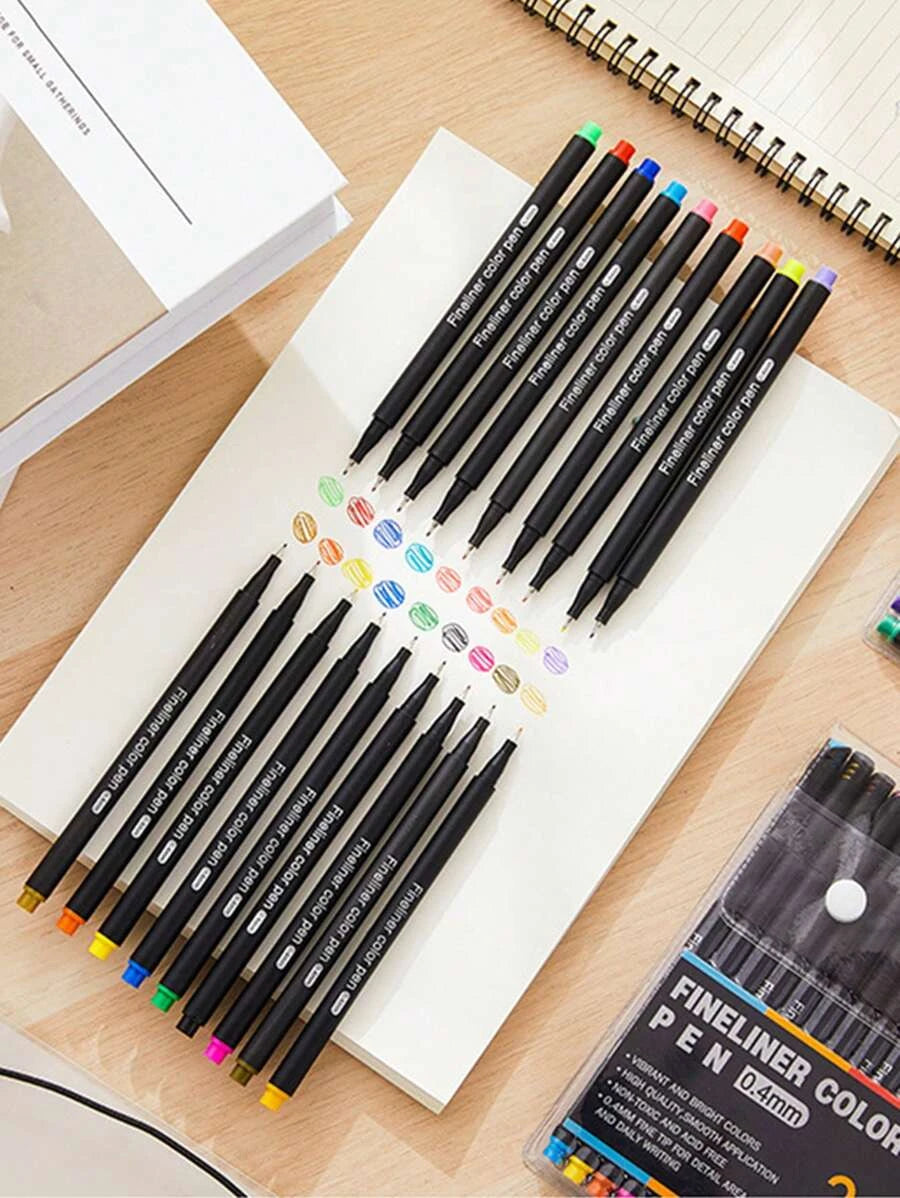 Color Fineliner Pen Set