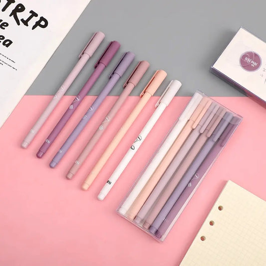 Purple Gradient Gel Pen Set