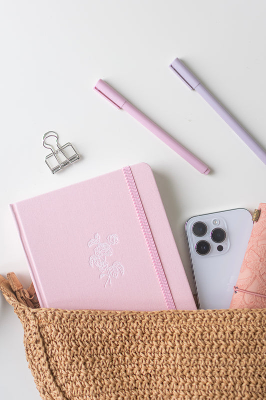 Pink Spring Leaf Notebook