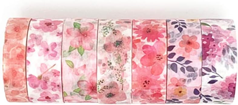 Pink Floral Washi Tape