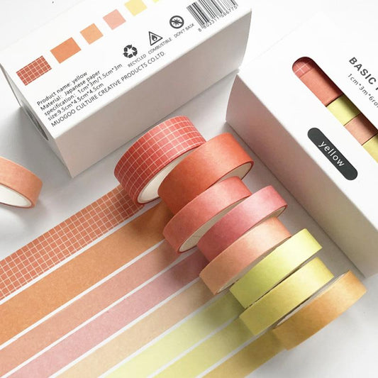 Yellow Washi Tape Set