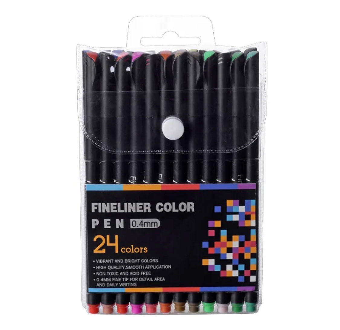 Color Fineliner Pen Set