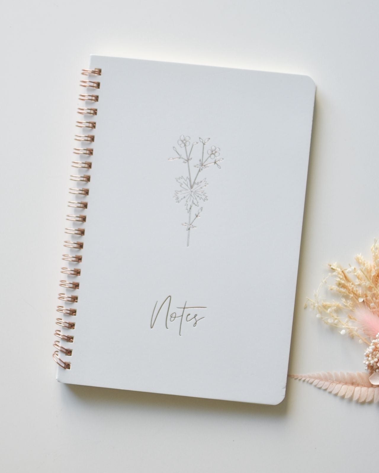 Floral Spiral Notebook