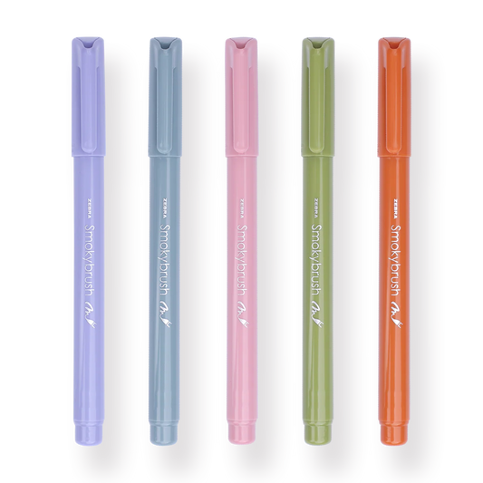 Zebra Smoky Brush Pen Pastel