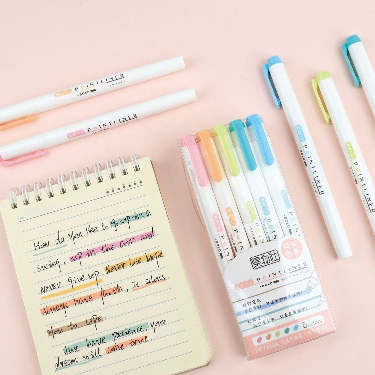 Pointliner Dual Sided Highlighter Set