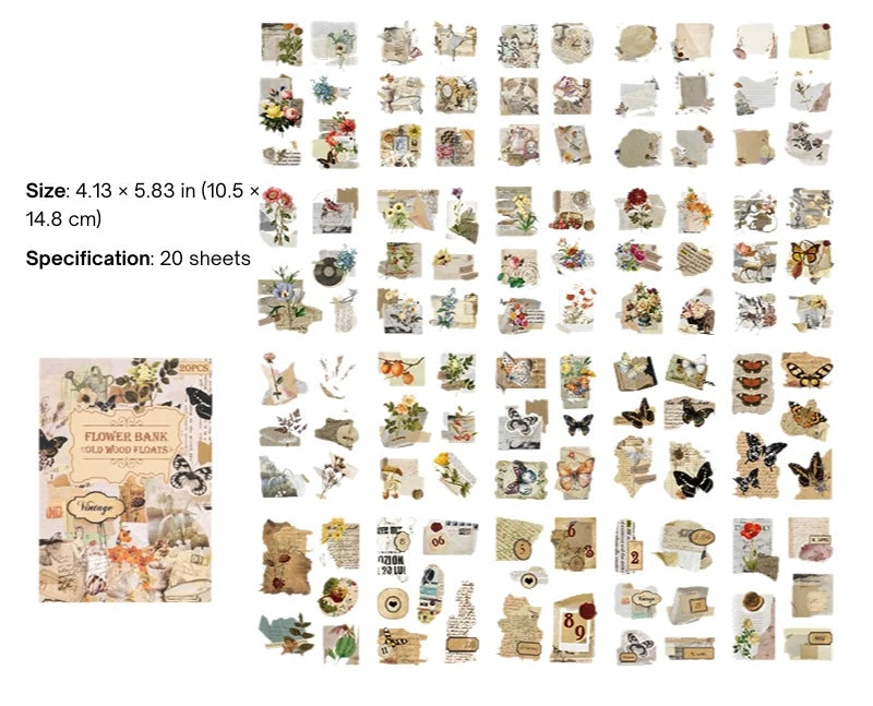 Flower Bank Sticker Book