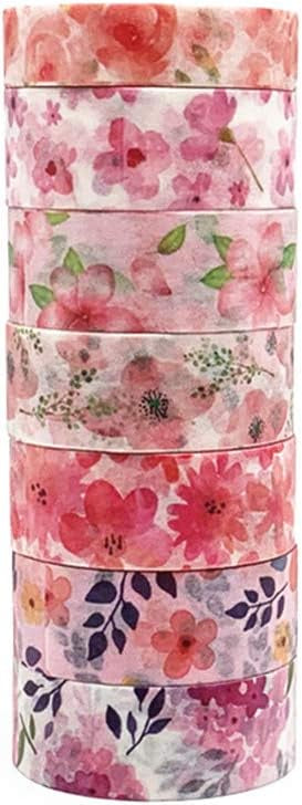 Pink Floral Washi Tape