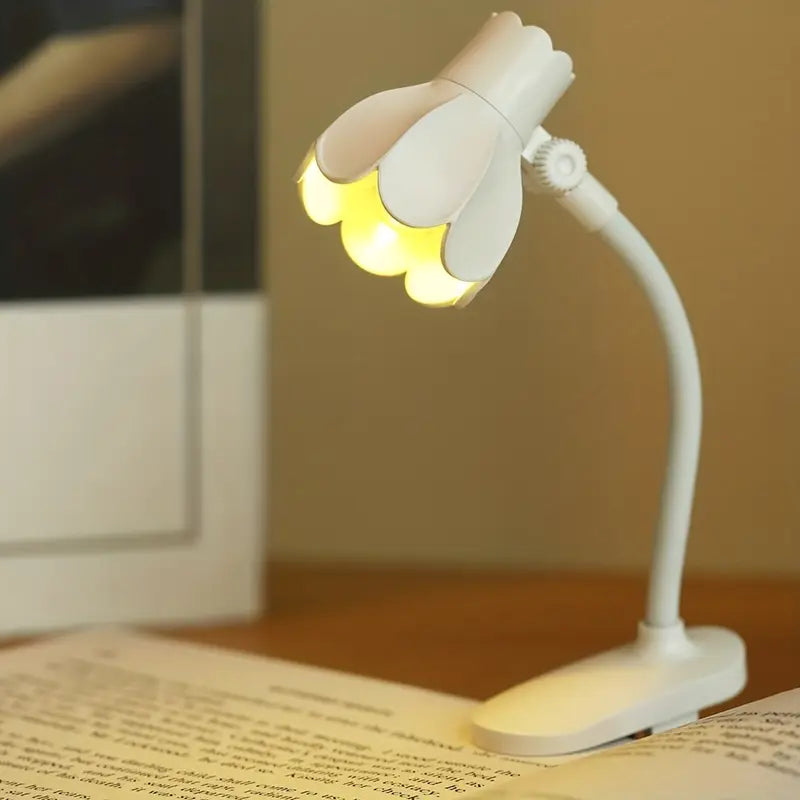 Petal Shine Mini Clip Lamp