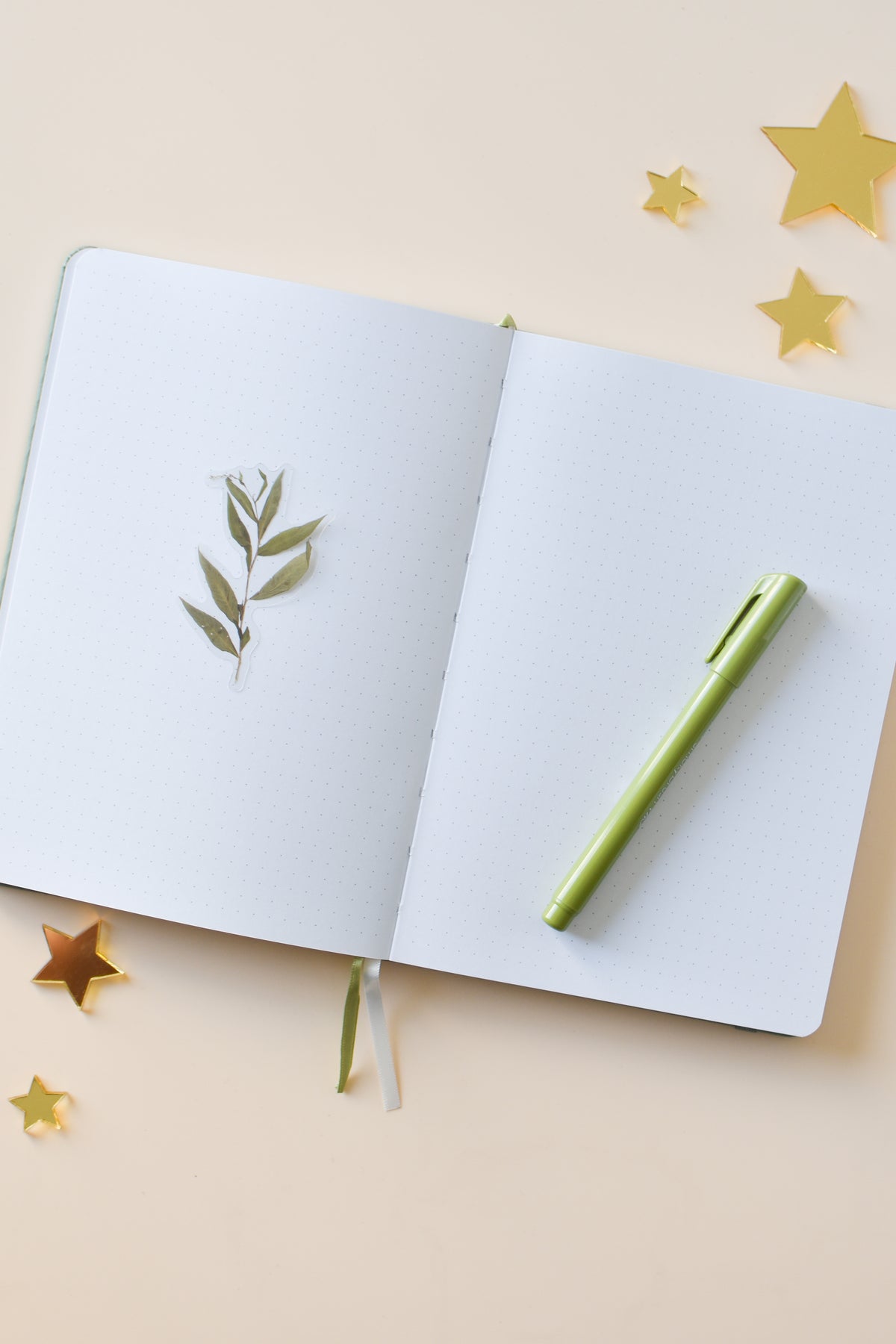 Olive Floral Notebook
