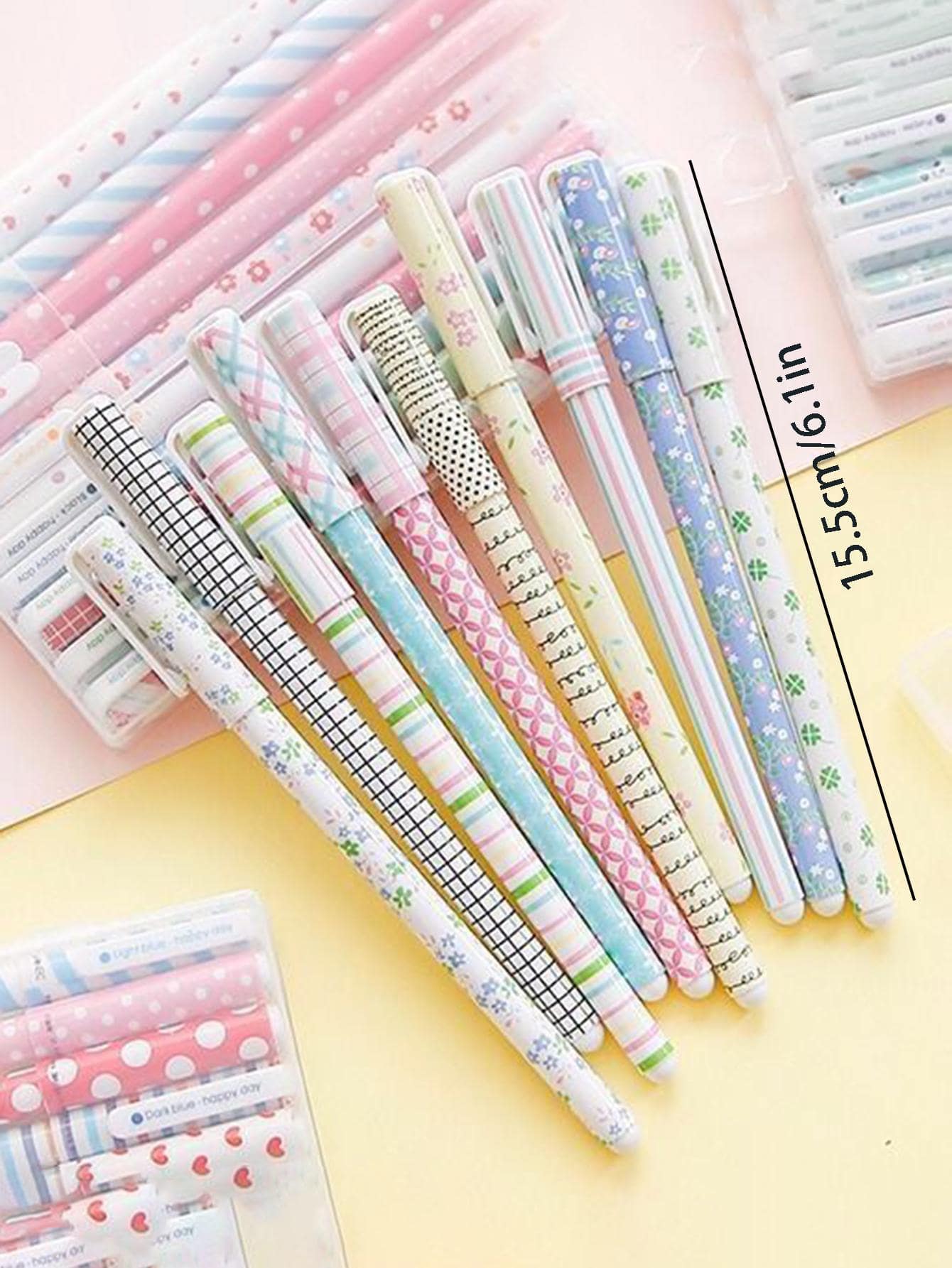 Happy Day Gel Pen Set - Pastel Floral – stationerymv